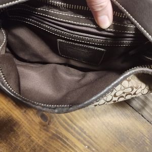 Coach Handbag Brown and Tan